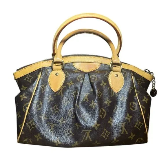 Louis Vuitton Brown LV Monogram Coated Canvas Tivoli PM Bag Auth - Picture 3 of 16